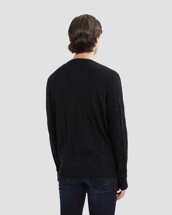 Gianfranco Ferre Monogram Sweater Navy