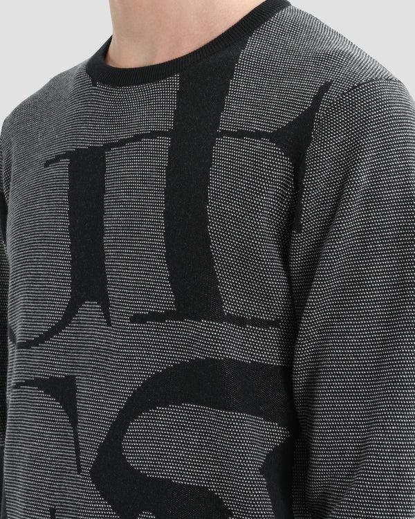 Gianfranco Ferre Monogram Sweater Navy