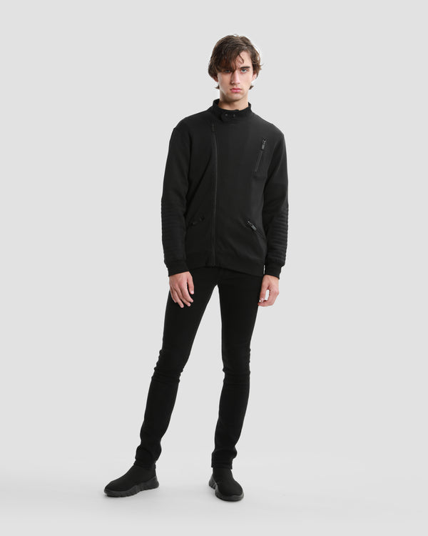 Gianfranco Ferre Multiple Zip Front Jacket Black