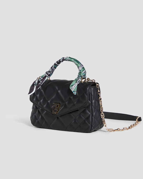Gianfranco Ferre Muse Quilted Bag Black