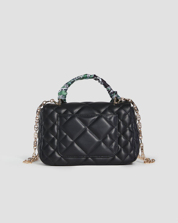 Gianfranco Ferre Muse Quilted Bag Black