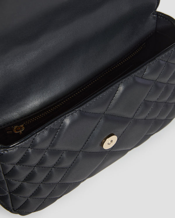 Gianfranco Ferre Muse Quilted Bag Black