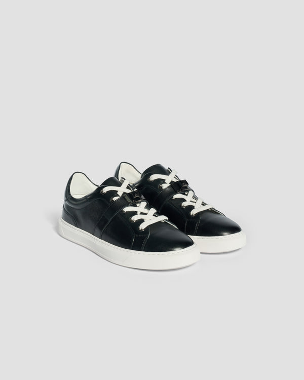 Gianfranco Ferre Nova Twist Lock Sneakers Black