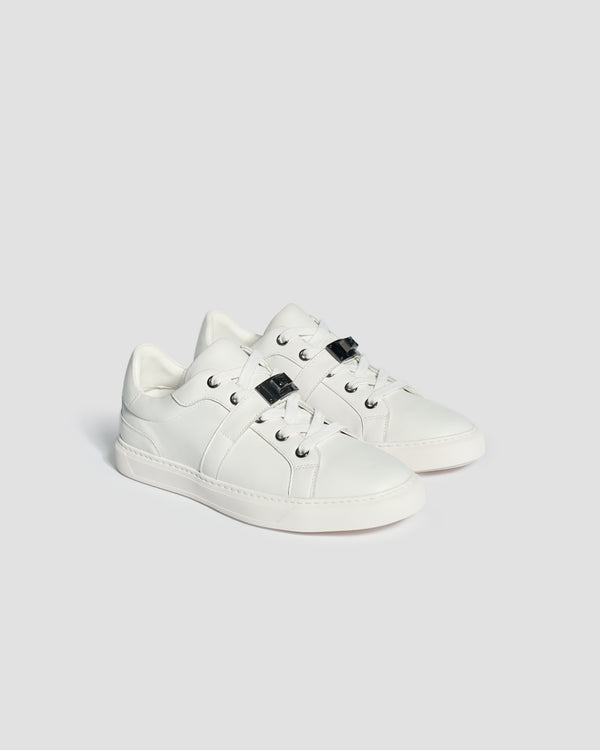 Gianfranco Ferre Nova Twist Lock Sneakers White