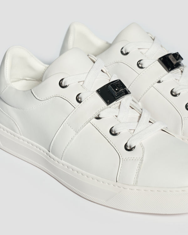 Gianfranco Ferre Nova Twist Lock Sneakers White