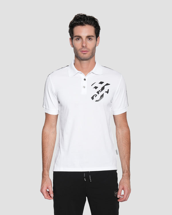 gianfranco ferre Printed Logo Polo Shirt White