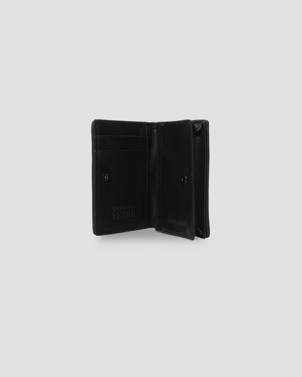 Gianfranco Ferre Quilted Mini Wallet Black