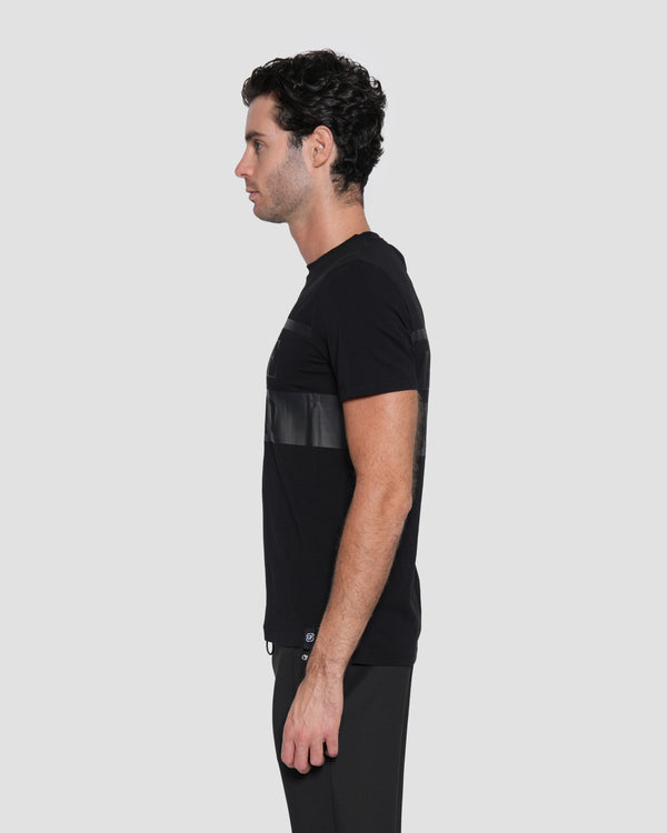 Gianfranco Ferre Rubber Logo Print T-Shirt Black
