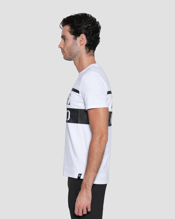 Gianfranco Ferre Rubber Logo Print T-Shirt White