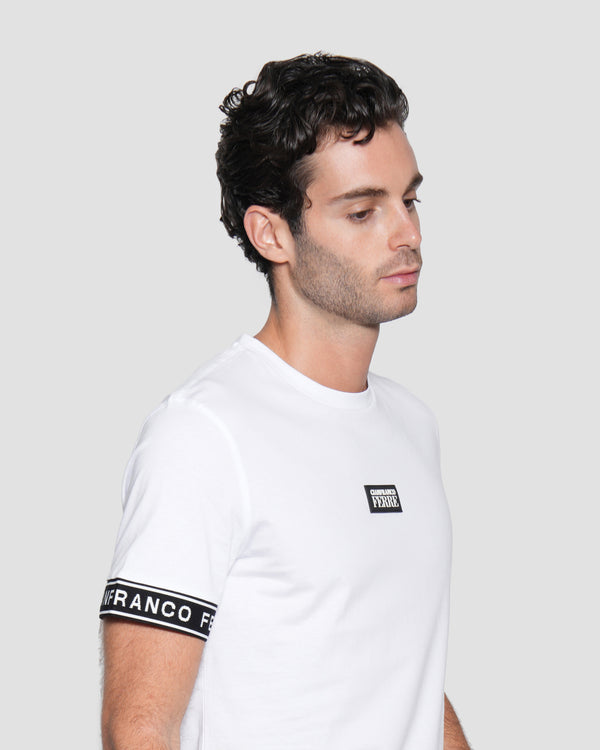 Gianfranco Ferre Rubber Patch T-Shirt White