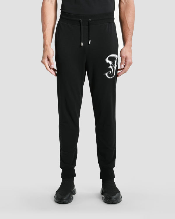 gianfranco ferre Script Branding Track Pants Black