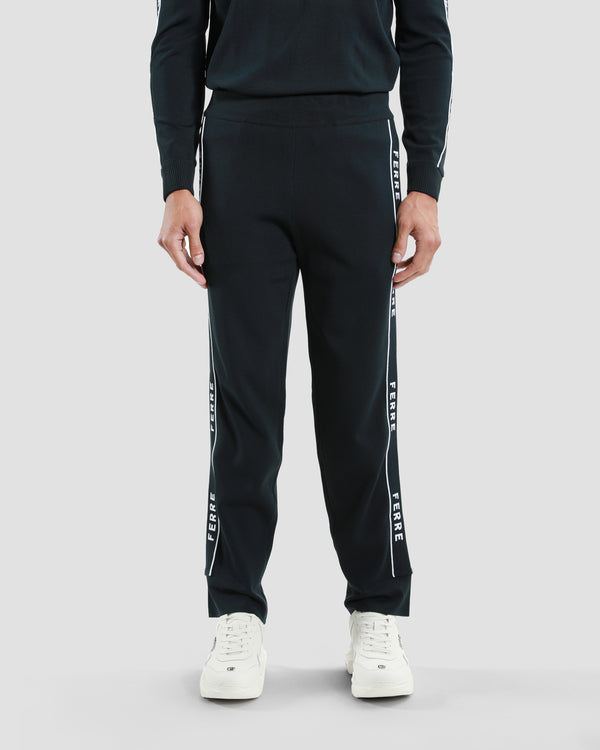 gianfranco ferre Side Tapered Track Pants Navy