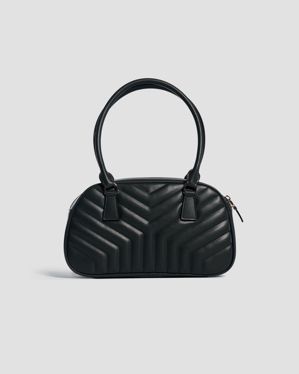 Gianfranco Ferre Signature Poise Quilted Bag Black