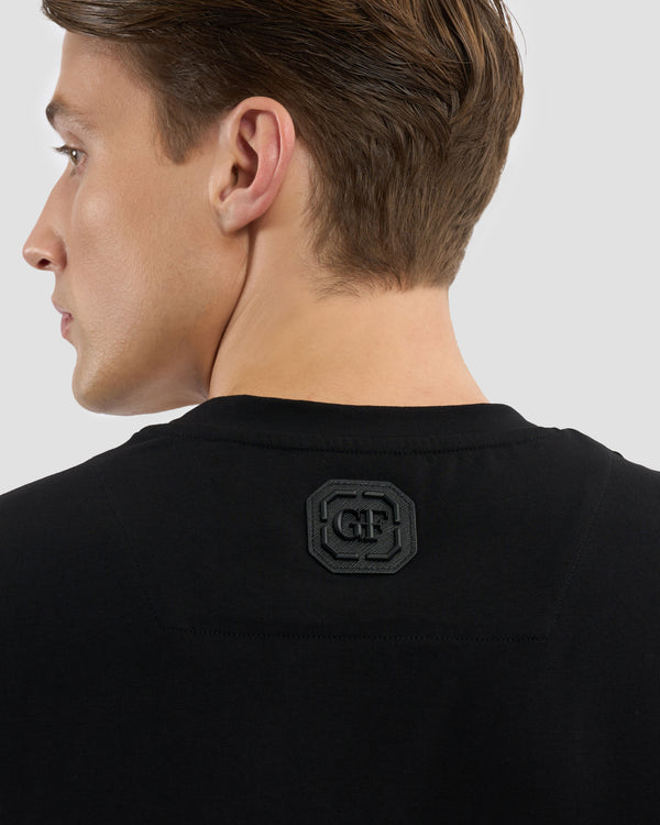Gianfranco Ferre Silicone Branding T-Shirt Black