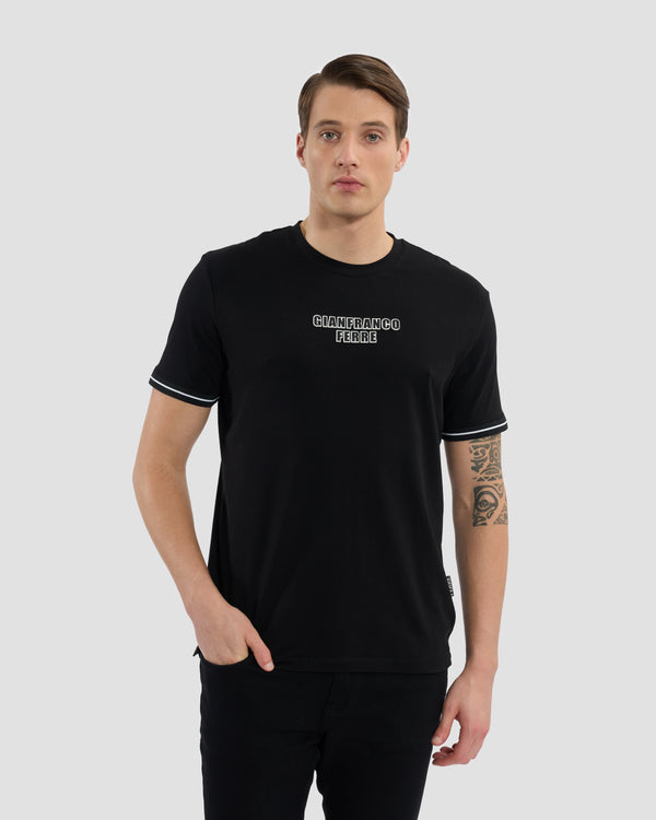gianfranco ferre Silicone Branding T-Shirt Black