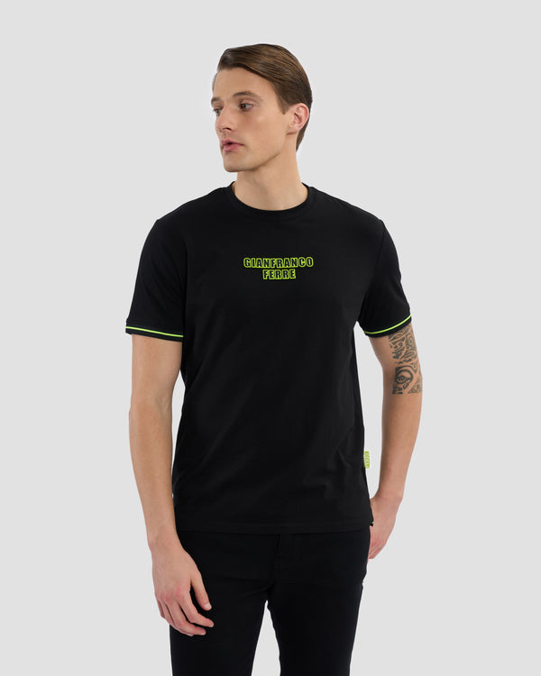 gianfranco ferre Silicone Branding T-Shirt Black