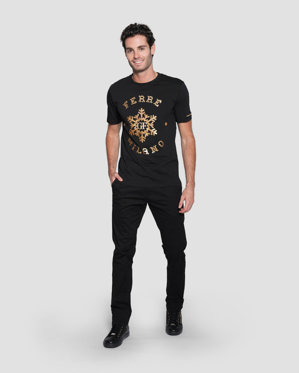 Gianfranco Ferre Slim Fit Casual Pants Black