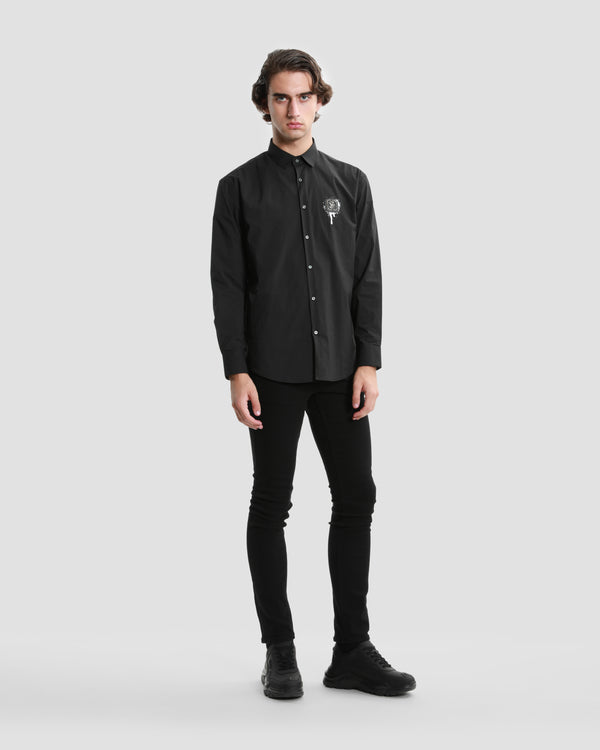 Gianfranco Ferre Splash Branding Shirt Black