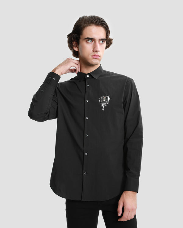 gianfranco ferre Splash Branding Shirt Black