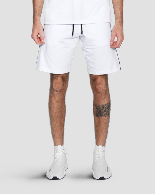 gianfranco ferre Woven Logo Tape Shorts White