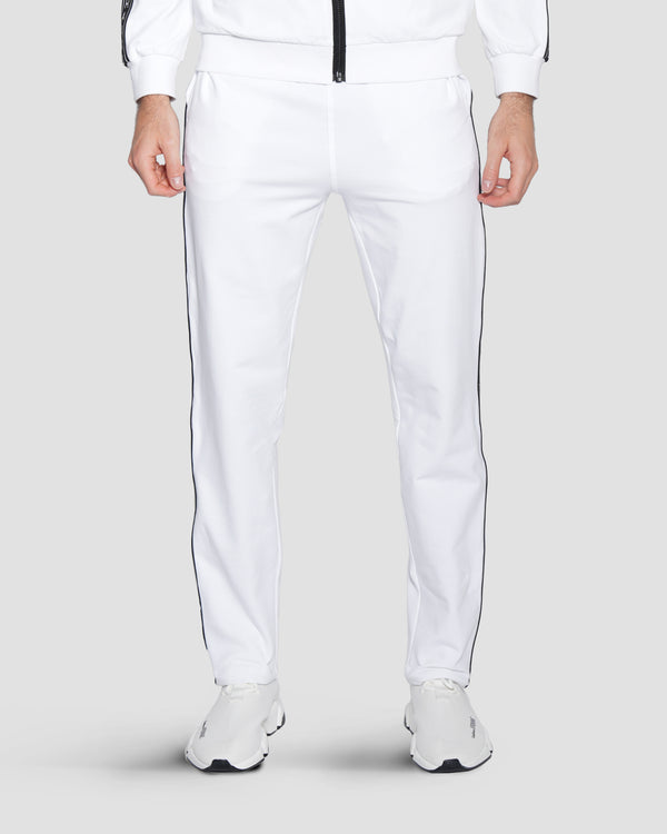 gianfranco ferre Woven Logo Tape Track Pants White