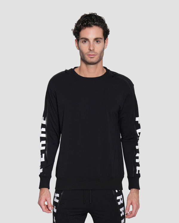 gianfranco ferre Zip Long Sleeve Sweatshirt Black