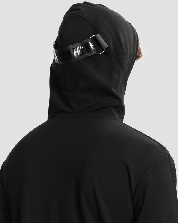 Gianfranco Ferre Zip Sleeve Hoodie Jacket Black