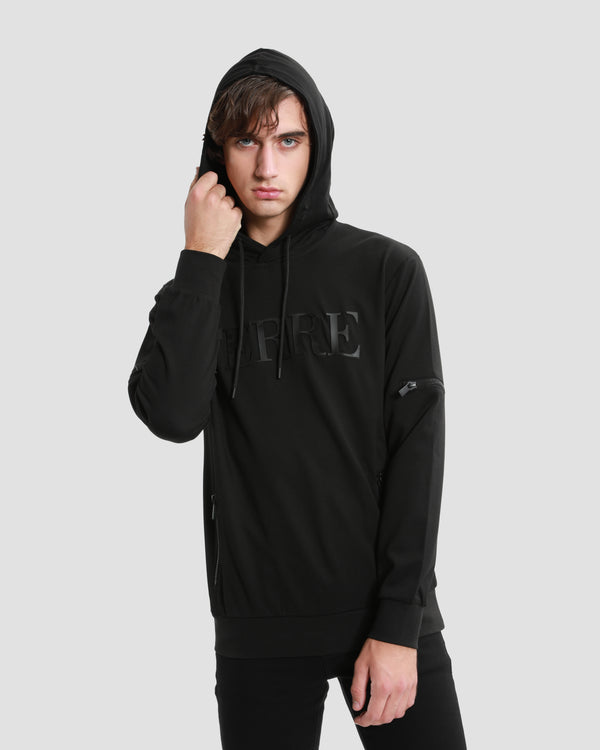 gianfranco ferre Zip Sleeve Hoodie Jacket Black