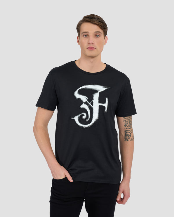 gianfranco ferre Gothic Ferré Patched T-Shirt Black