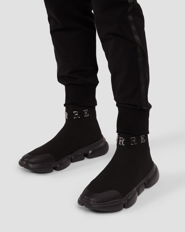 Gianfranco Ferre High Top Embellished Trainers Black