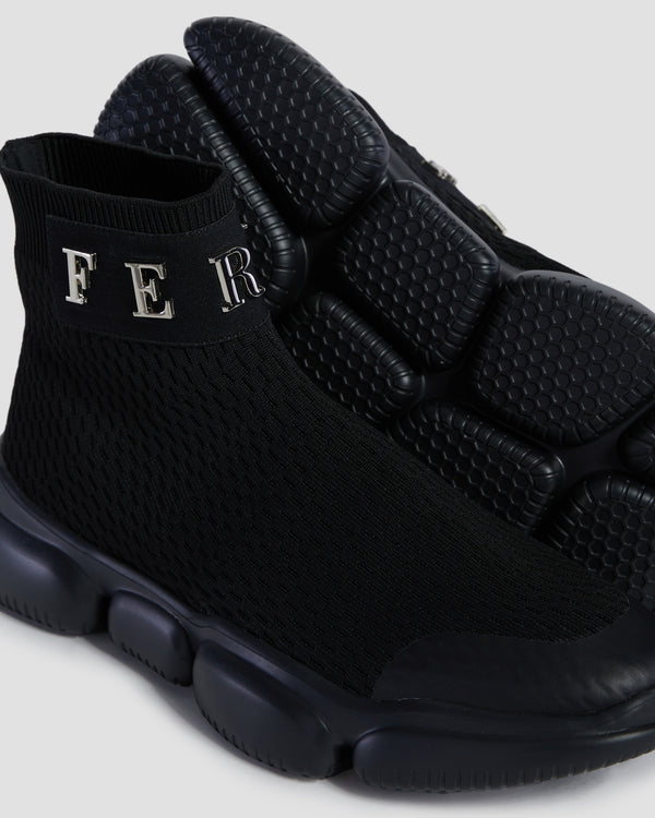 Gianfranco Ferre High Top Embellished Trainers Black