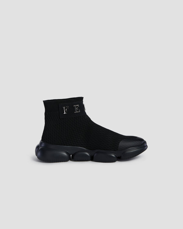 gianfranco ferre High Top Embellished Trainers Black