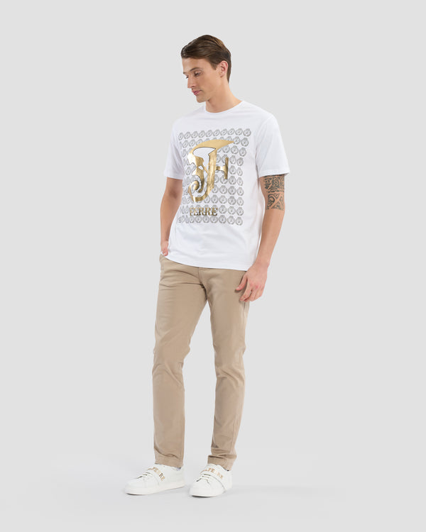 Gianfranco Ferre Imperial Ferré Print T-Shirt White