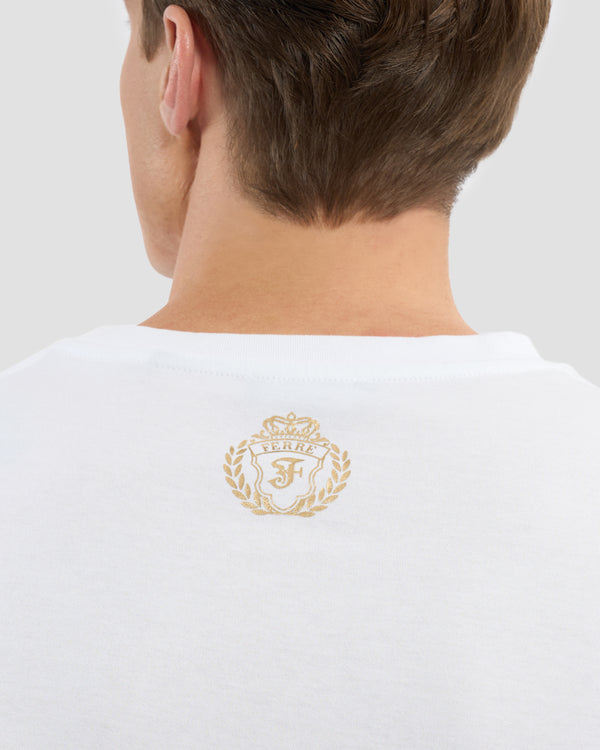 Gianfranco Ferre Imperial Ferré Print T-Shirt White
