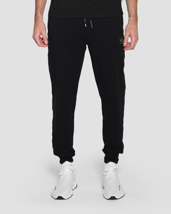 gianfranco ferre Logo Tape Embellished Track Pants Black