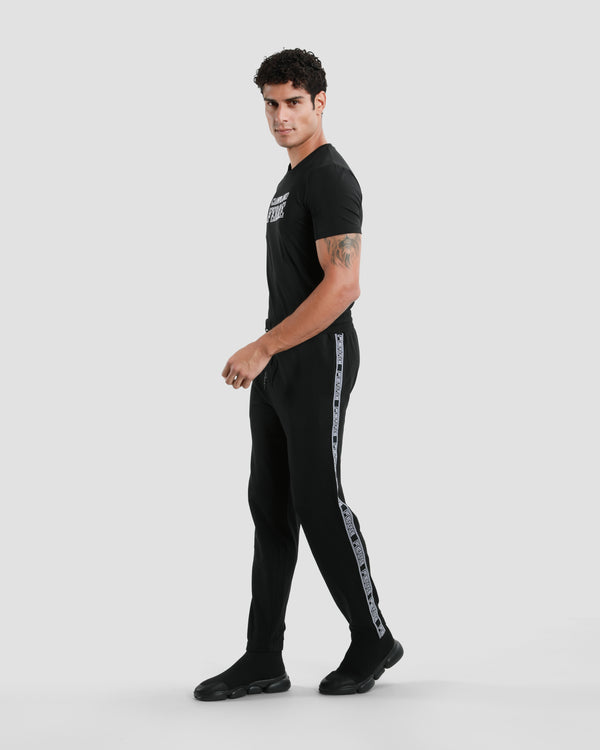 Gianfranco Ferre Logo Taper Detailed Tracksuit Pants Black