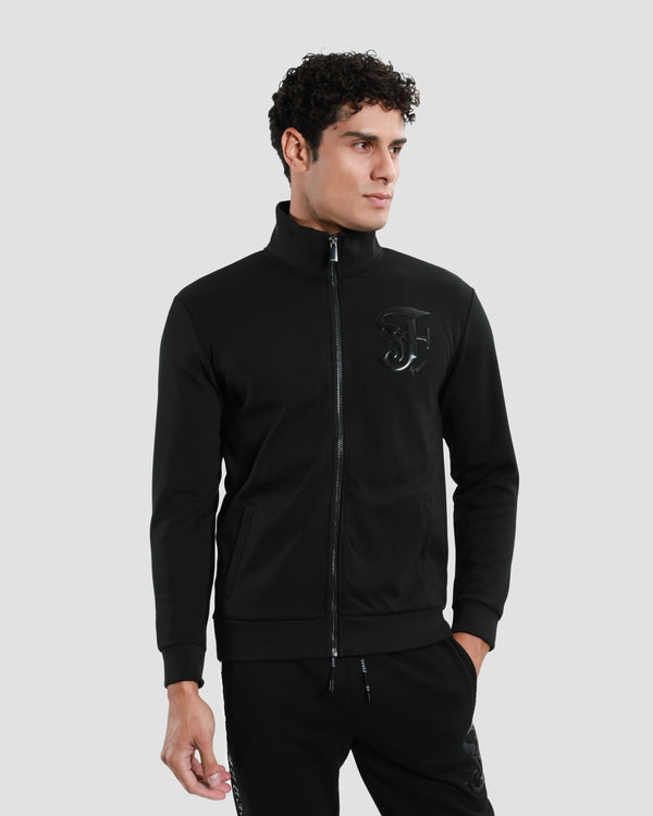gianfranco ferre Monochrome Brand Detailed Tracksuit Jacket Black