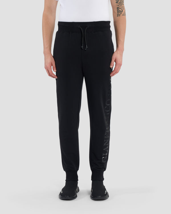 gianfranco ferre Monochrome Brand Print Track Pants Black