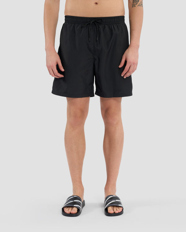 gianfranco ferre Monochrome Brand Taped Swim Shorts Black