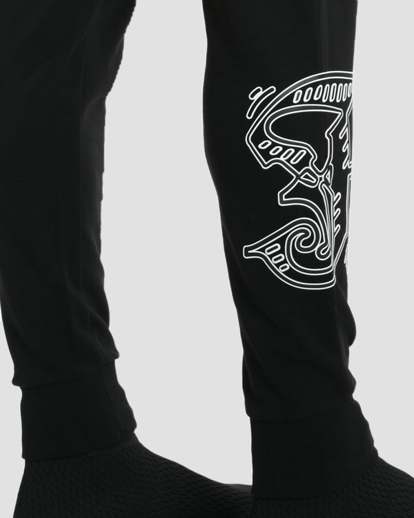 Gianfranco Ferre Monochrome Script Logo Track Pants Black