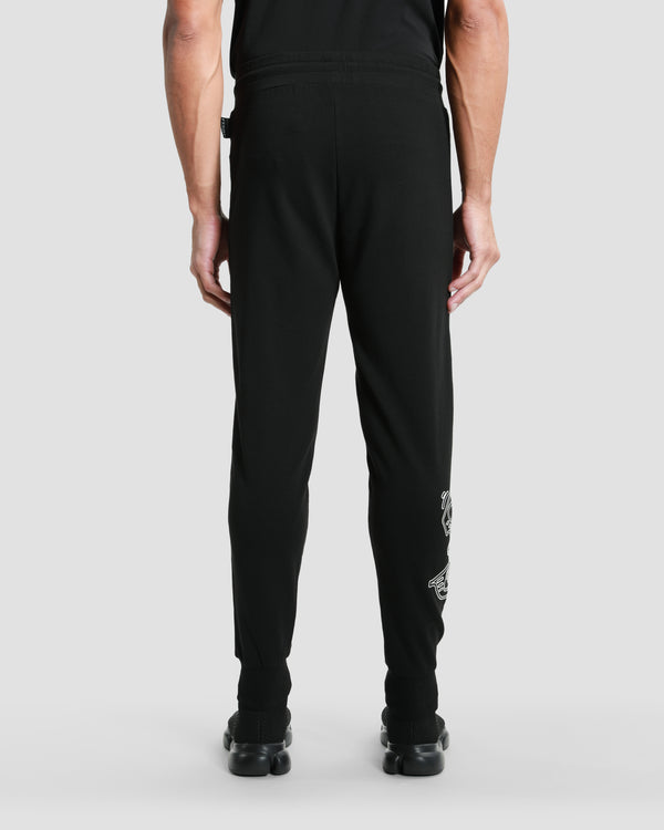 Gianfranco Ferre Monochrome Script Logo Track Pants Black