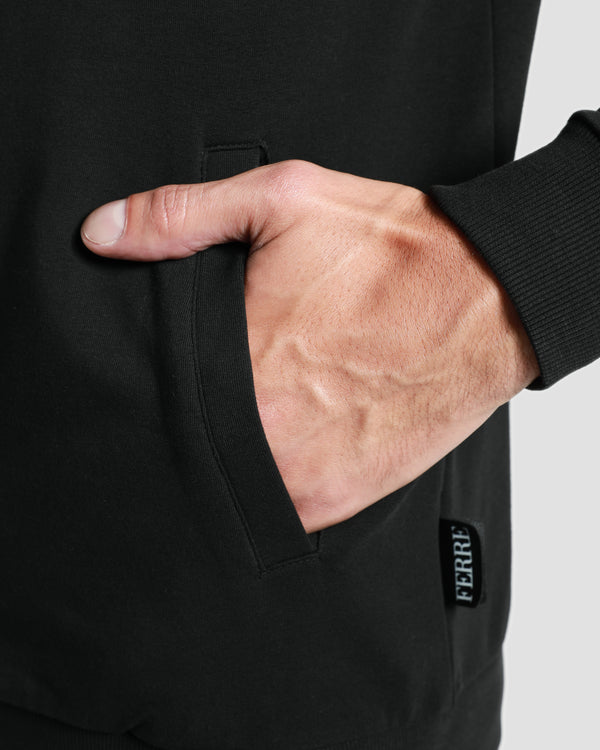 Gianfranco Ferre Monochrome Script Logo Tracksuit Jacket Black