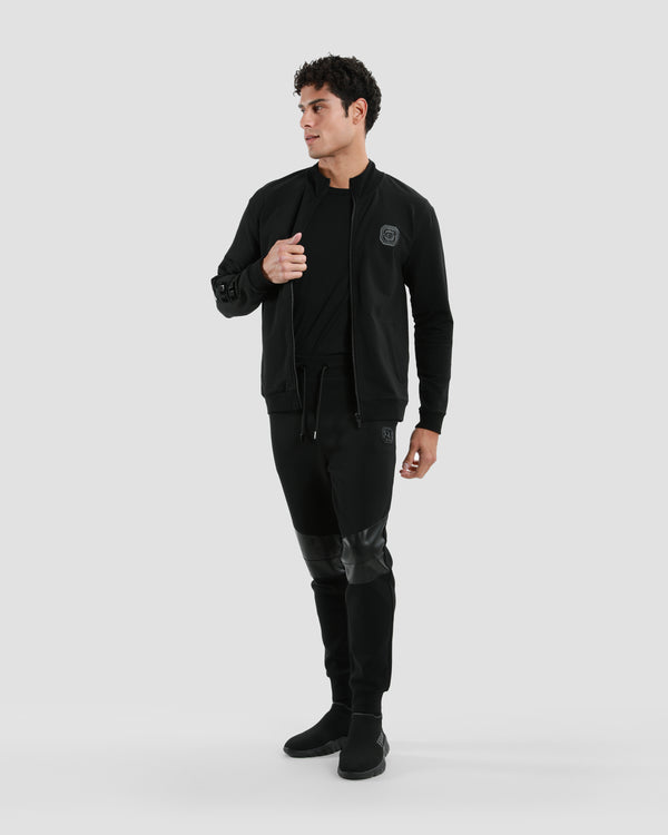 Gianfranco Ferre Monochrome Zip Tracksuit Jacket Black