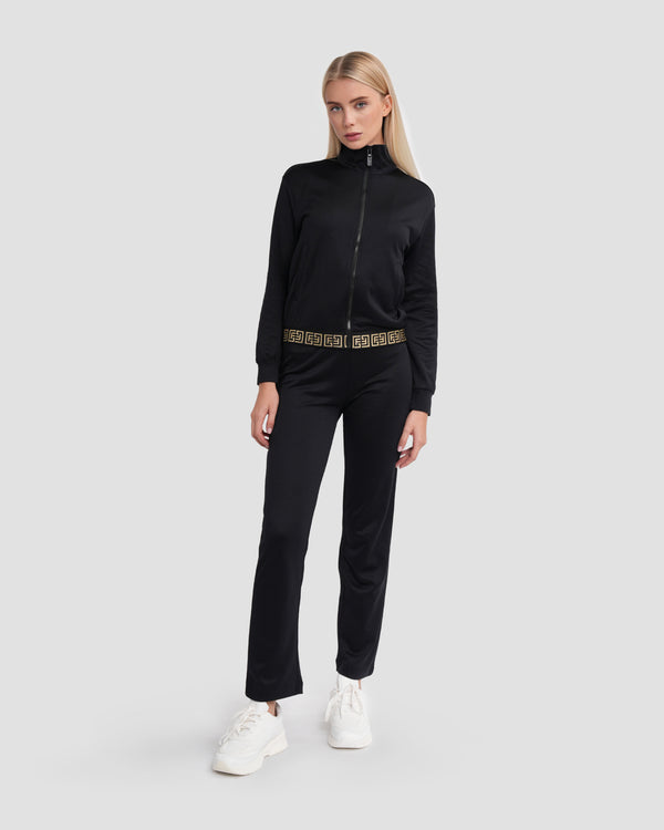 gianfranco ferre Monogram Labyrinth Tracksuit Set Black