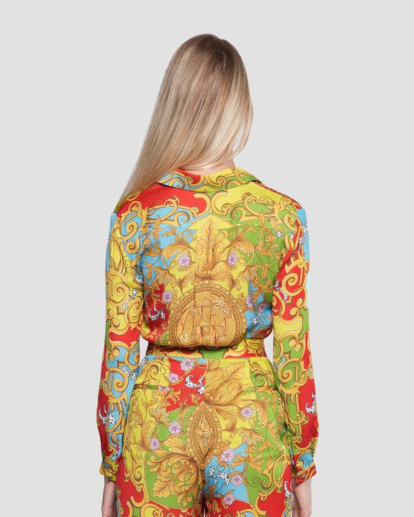 Gianfranco Ferre Multi-Color Baroque Shirt Multicolor