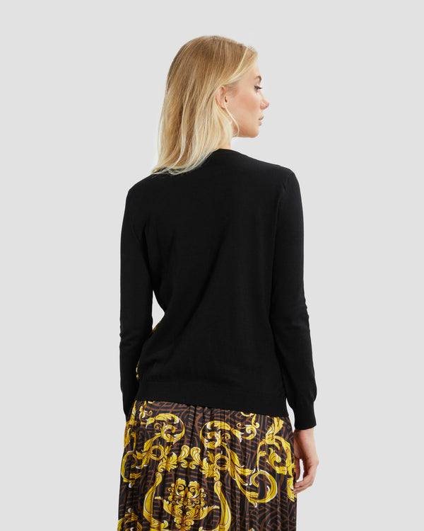 Gianfranco Ferre Oriental Baroque Patterned Cardigan Multicolor