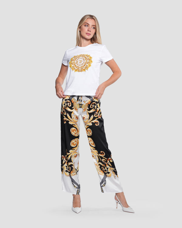 Gianfranco Ferre Ornamental Print T-Shirt Complete The Look