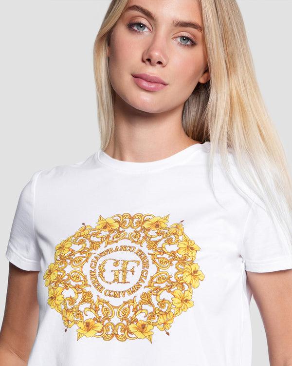 Gianfranco Ferre Ornamental Print T-Shirt Complete The Look