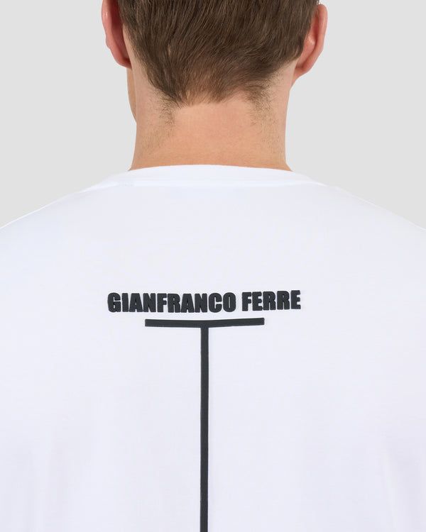Gianfranco Ferre Silicone Brand Print T-Shirt White