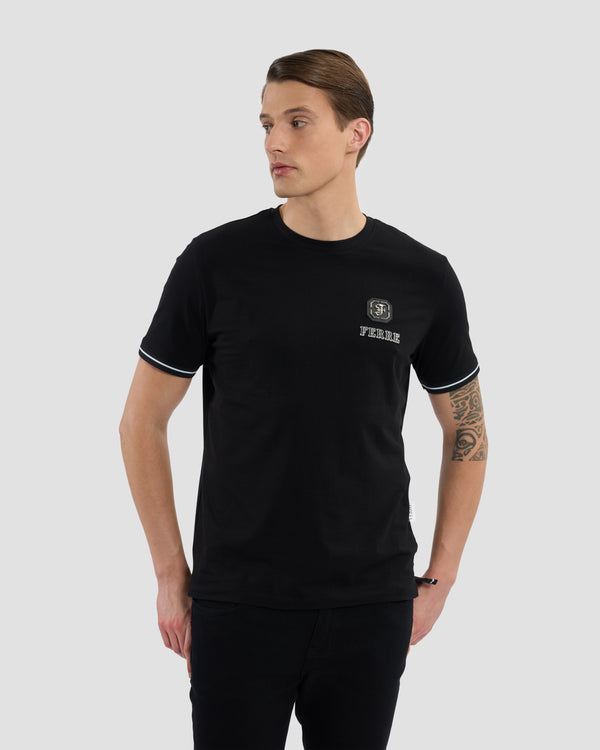 gianfranco ferre Silicone Ferré Embellished T-Shirt Black